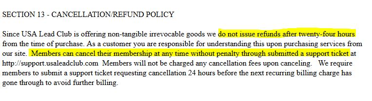 USA lead club scam review